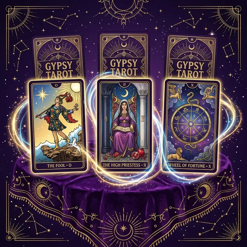 Gypsy card reading in practice - Tarot Center