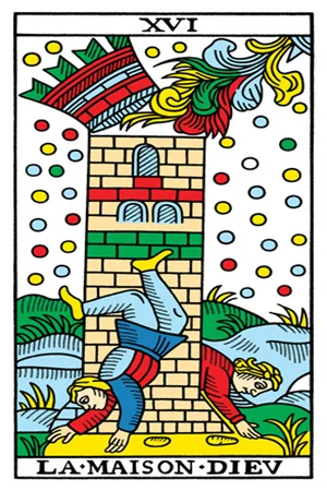 Meaning of card The Tower - Free Tarot at Tarot Center Card The Tower at Tarot Center - Free Tarot