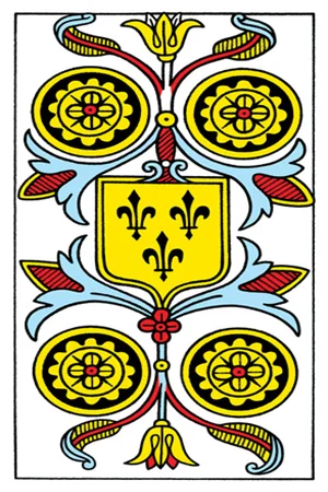 Meaning of card Four of Pentacles - Free Tarot at Tarot Center Card Four of Pentacles at Tarot Center - Free Tarot