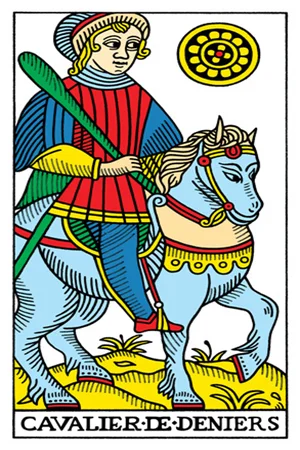 Meaning of card Knight of Pentacles - Free Tarot at Tarot Center Card Knight of Pentacles at Tarot Center - Free Tarot