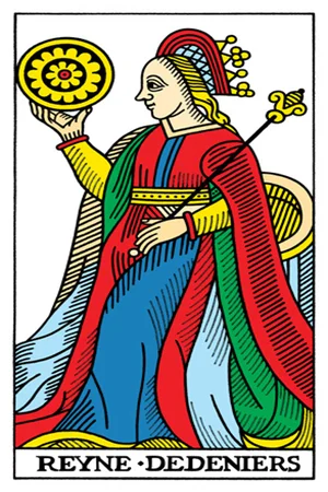 Meaning of card Queen of Diamonds - Free Tarot at Tarot Center Card Queen of Diamonds at Tarot Center - Free Tarot