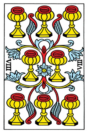 Meaning of card Eight of Cups - Free Tarot at Tarot Center Card Eight of Cups at Tarot Center - Free Tarot