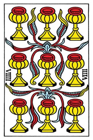 Meaning of card Nine of Cups - Free Tarot at Tarot Center Card Nine of Cups at Tarot Center - Free Tarot