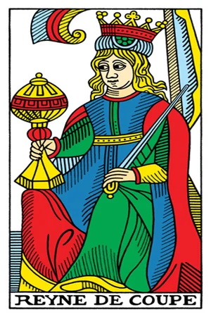 Meaning of card Queen of Hearts - Free Tarot at Tarot Center Card Queen of Hearts at Tarot Center - Free Tarot
