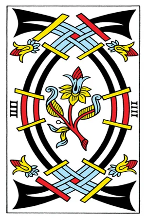 Meaning of card Four of Swords - Free Tarot at Tarot Center Card Four of Swords at Tarot Center - Free Tarot