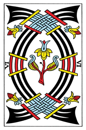 Meaning of card Six of Swords - Free Tarot at Tarot Center Card Six of Swords at Tarot Center - Free Tarot