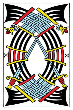 Meaning of card Ten of Swords - Free Tarot at Tarot Center Card Ten of Swords at Tarot Center - Free Tarot