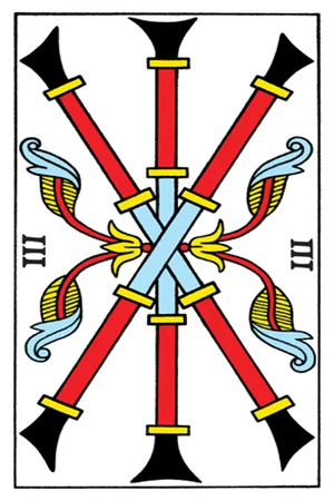 Meaning of card Three of Wands - Free Tarot at Tarot Center Card Three of Wands at Tarot Center - Free Tarot