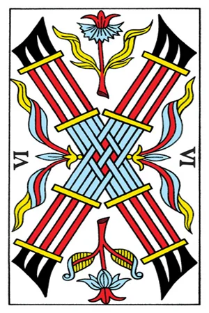 Meaning of card Six of Wands - Free Tarot at Tarot Center Card Six of Wands at Tarot Center - Free Tarot