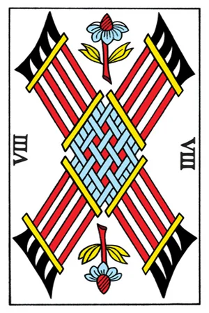 Meaning of card Eight of Wands - Free Tarot at Tarot Center Card Eight of Wands at Tarot Center - Free Tarot