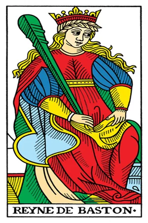 Meaning of card Queen of Wands - Free Tarot at Tarot Center Card Queen of Wands at Tarot Center - Free Tarot