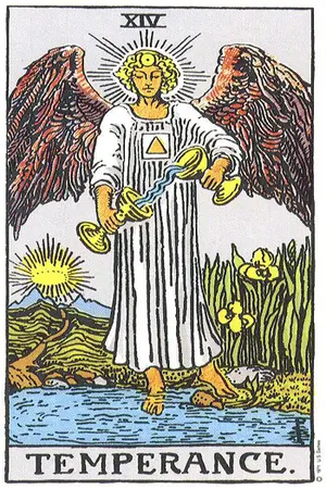 Meaning of card Temperance - Free Tarot at Tarot Center Card Temperance at Tarot Center - Free Tarot