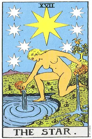 Meaning of card The Star - Free Tarot at Tarot Center Card The Star at Tarot Center - Free Tarot