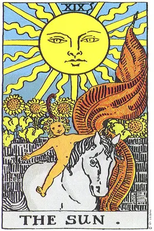 Meaning of card The Sun - Free Tarot at Tarot Center Card The Sun at Tarot Center - Free Tarot