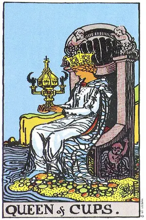 Meaning of card Queen of Hearts - Free Tarot at Tarot Center Card Queen of Hearts at Tarot Center - Free Tarot
