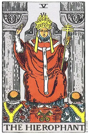 Meaning of card The Pope - Free Tarot at Tarot Center Card The Pope at Tarot Center - Free Tarot