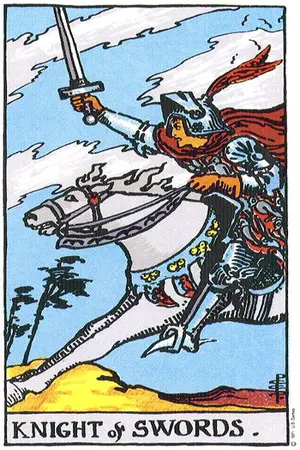 Meaning of card Knight of Swords - Free Tarot at Tarot Center Card Knight of Swords at Tarot Center - Free Tarot