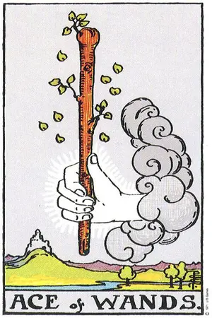 Meaning of card Ace of Wands - Free Tarot at Tarot Center Card Ace of Wands at Tarot Center - Free Tarot