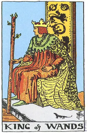Meaning of card King of Wands - Free Tarot at Tarot Center Card King of Wands at Tarot Center - Free Tarot