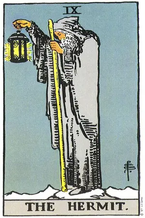 Meaning of card The Hermit - Free Tarot at Tarot Center Card The Hermit at Tarot Center - Free Tarot